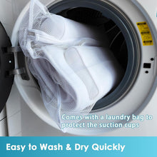 Load image into Gallery viewer, Machine Washable Luxury Bath Cushion &amp; Lumbar Pillow with 14 Strong Suction Cups