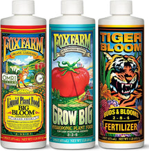 Load image into Gallery viewer, Organic Hydroponic Nutrient Trio - Boost Vegetation &amp; Flower Yields Effortlessly