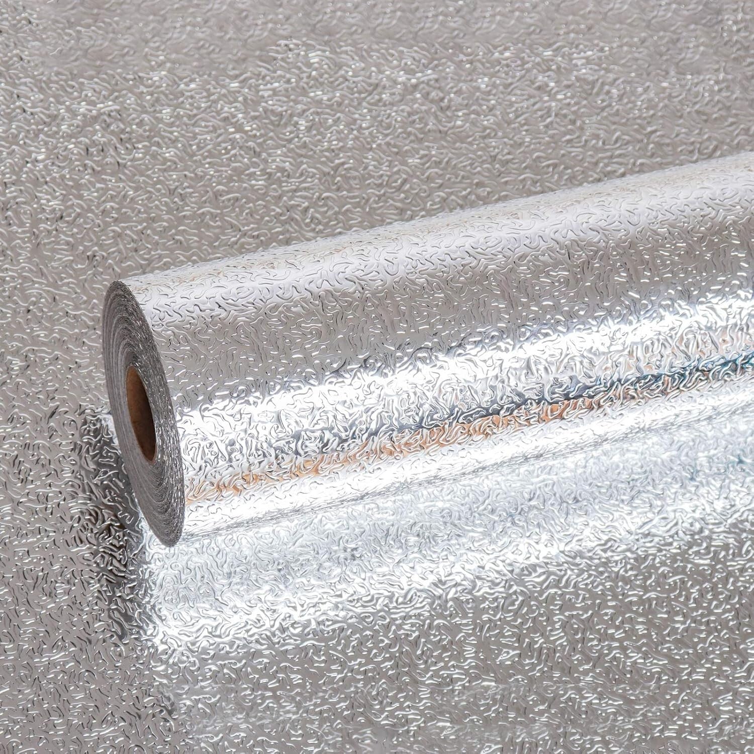 15.7'' x 708'' Heat Resistant Aluminum Foil Contact Paper for Kitchen Decor