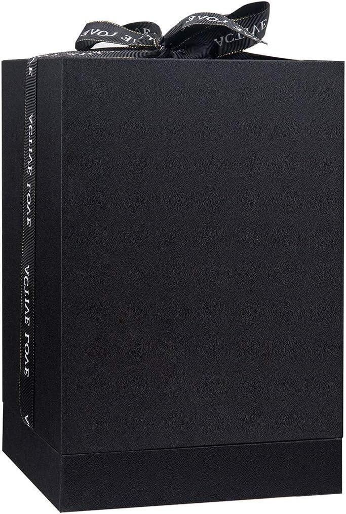 Elegant Black Rose Gift in Silk Box - Lasting Beauty for Mother’s Day & Beyond