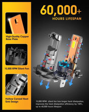 Load image into Gallery viewer, Universal Fit 36000LM Fog Light Bulbs - Crisp 6500K Light for Safer Driving