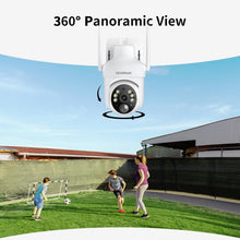Load image into Gallery viewer, 2K Solar Security Cameras Wireless Outdoor – 360° View with Color Night Vision