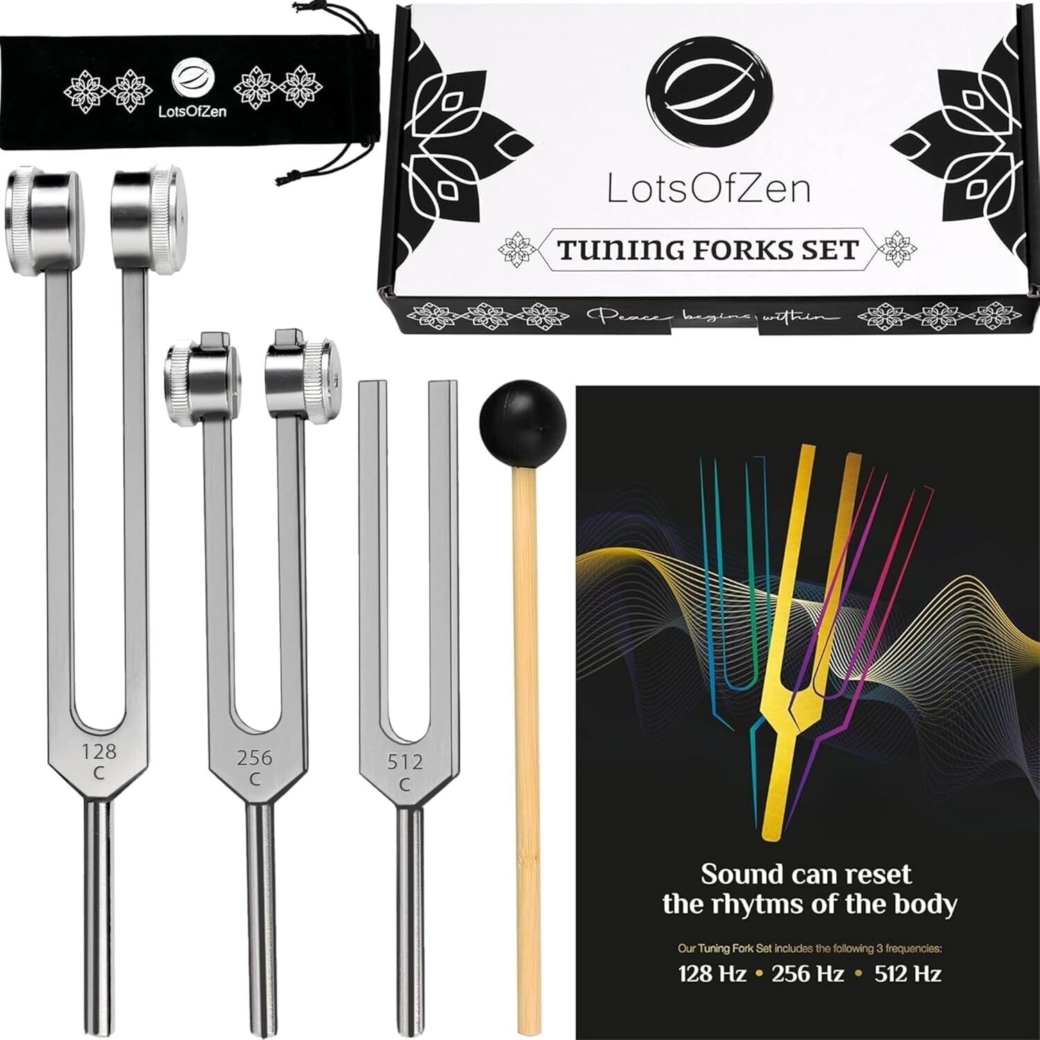 Inspirational Tuning Forks for Sound Therapy – Perfect Gift for Wellness Lovers