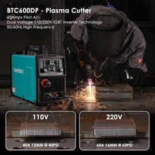 Load image into Gallery viewer, 13th Gen 60A Plasma Cutting Machine with Digital Display &amp; Adjustable Air Sensor