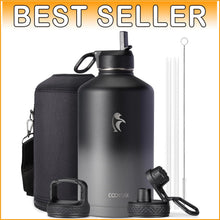 Load image into Gallery viewer, Versatile 128 oz Water Jug with Straw, Spout &amp; Lid - Perfect for Adventures