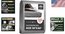 Load image into Gallery viewer, Versatile 30' x 60' Heavy Duty Tarp - UV Protection &amp; Durable Waterproof Cover