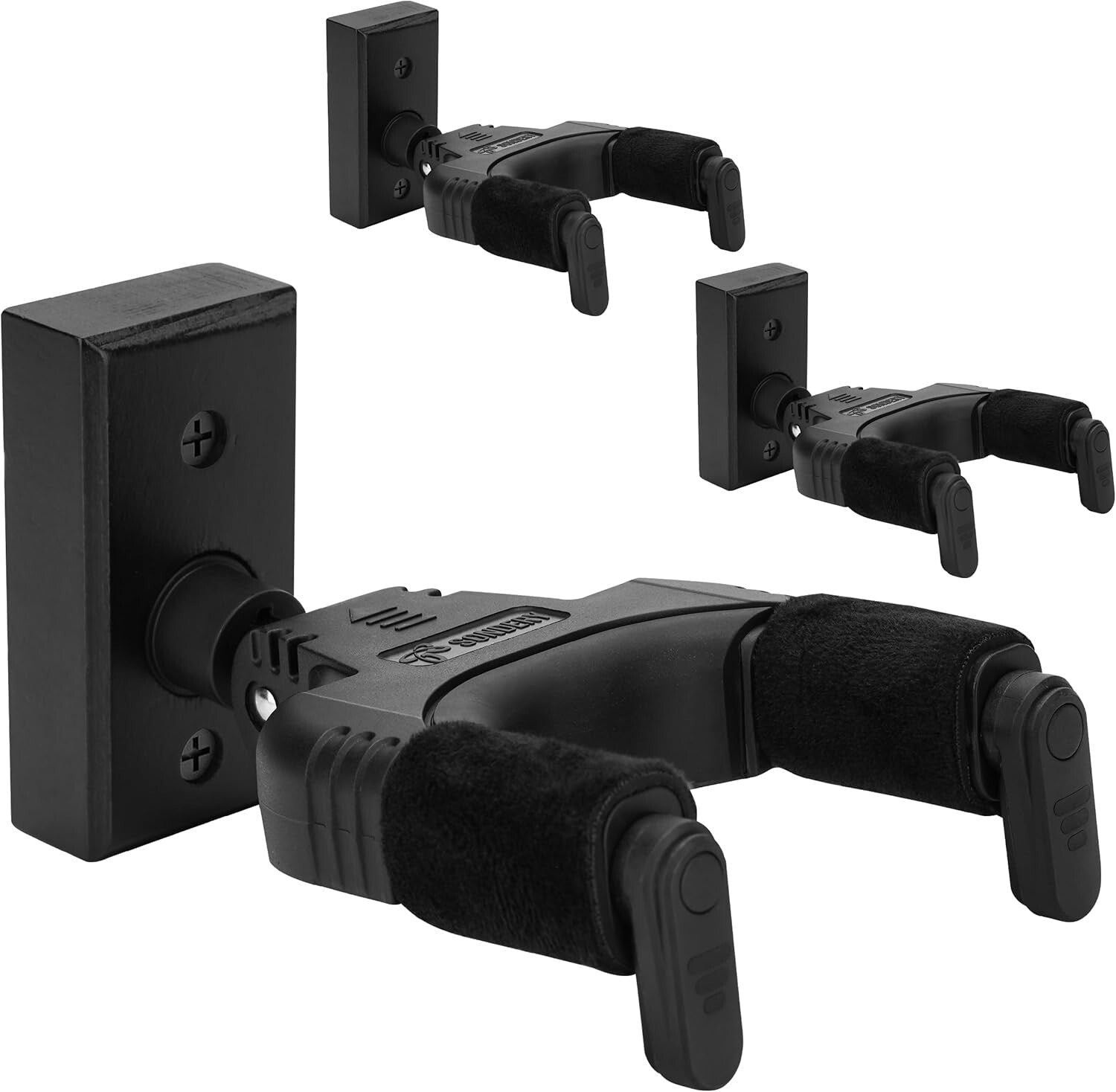 Elegant Guitar Wall Mount with Auto Lock for Acoustic & Electric Instruments