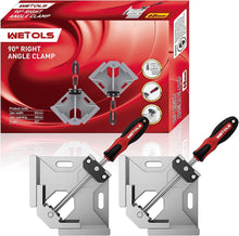 Load image into Gallery viewer, Adjustable 90° Right Angle Clamps - Perfect for DIY Projects &amp; Professional Use