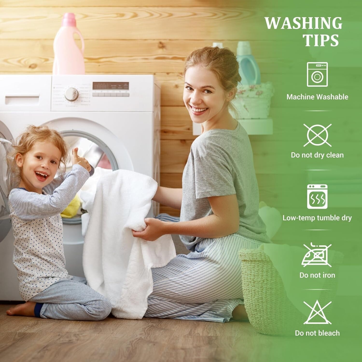 Breathable King Size Mattress Protector - Waterproof, Plush & Machine Washable