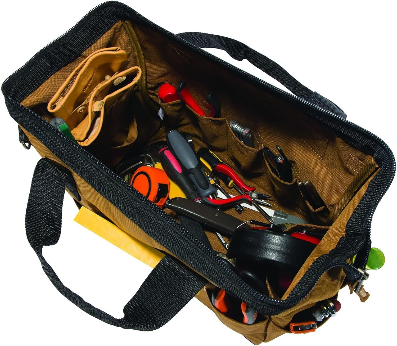 Organize with Ease: Large 16-Inch Tool Bag Featuring Water-Repellent Fabric