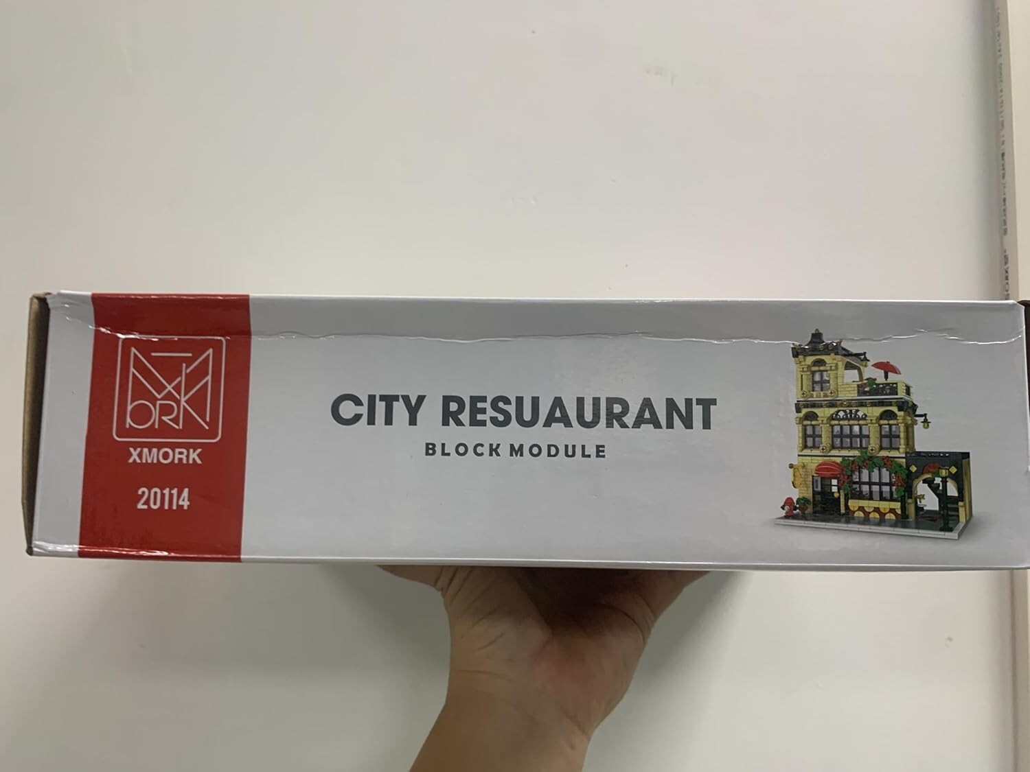 Detailed City Restaurant Architecture Model with LED Lights - 12+ Age Friendly