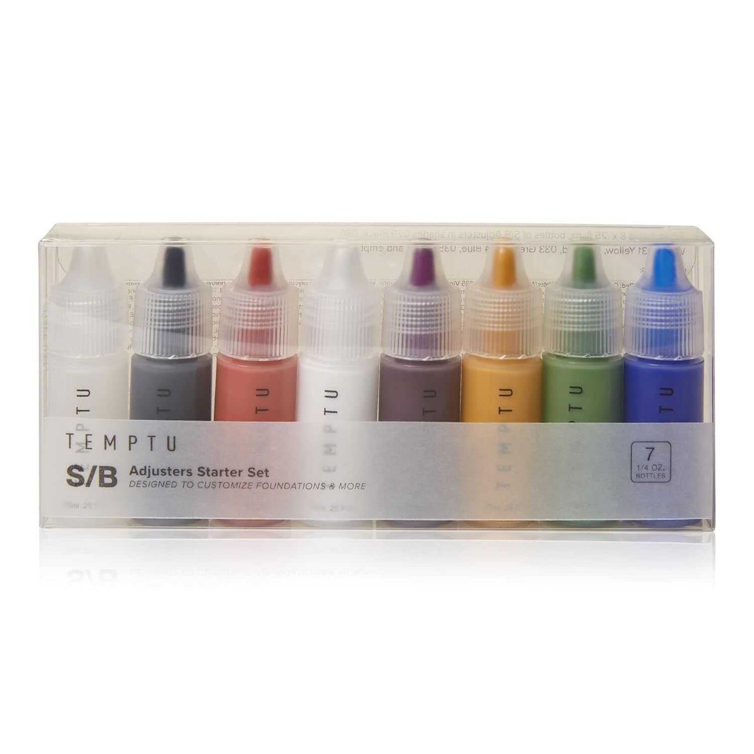 Customizable Makeup Shade Adjuster Starter Set - 7 Pigments for Perfect Match