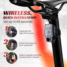 Load image into Gallery viewer, Tailgator Smart Bike Rear LED Brake Light - 300 Lumens for Ultimate Safety