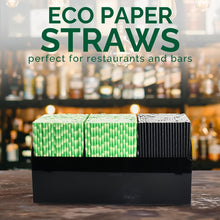 Load image into Gallery viewer, Sturdy 1000 Count Biodegradable Paper Straws - Perfect for Hot &amp; Cold Drinks