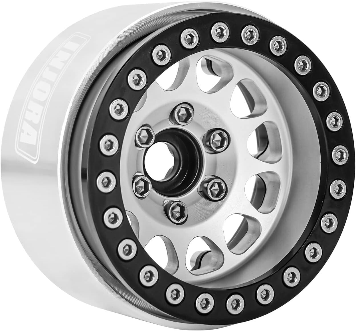CNC Machined 1.9 Beadlock Wheels with Negative Offset for Axial VS4-10 & MST