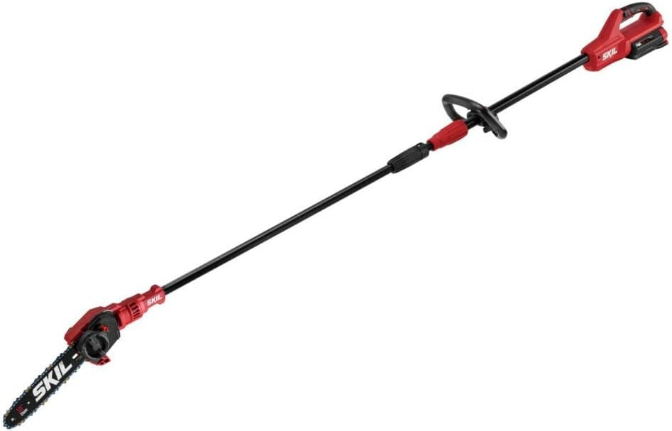Cordless 40V Pole Saw Kit - 10'' Blade, Auto Lubrication & Tool-less Tensioning