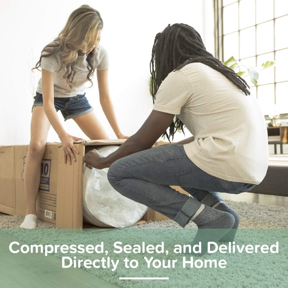 California King 10-Inch Memory Foam Mattress - Transform Your Sleep Experience