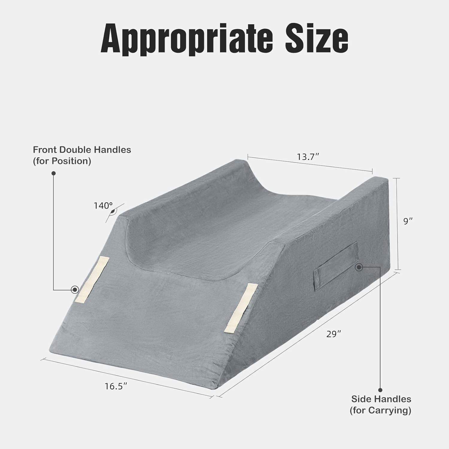 Lightweight Double-Sided Leg Elevation Pillow - Ideal for Swelling & Pain Relief