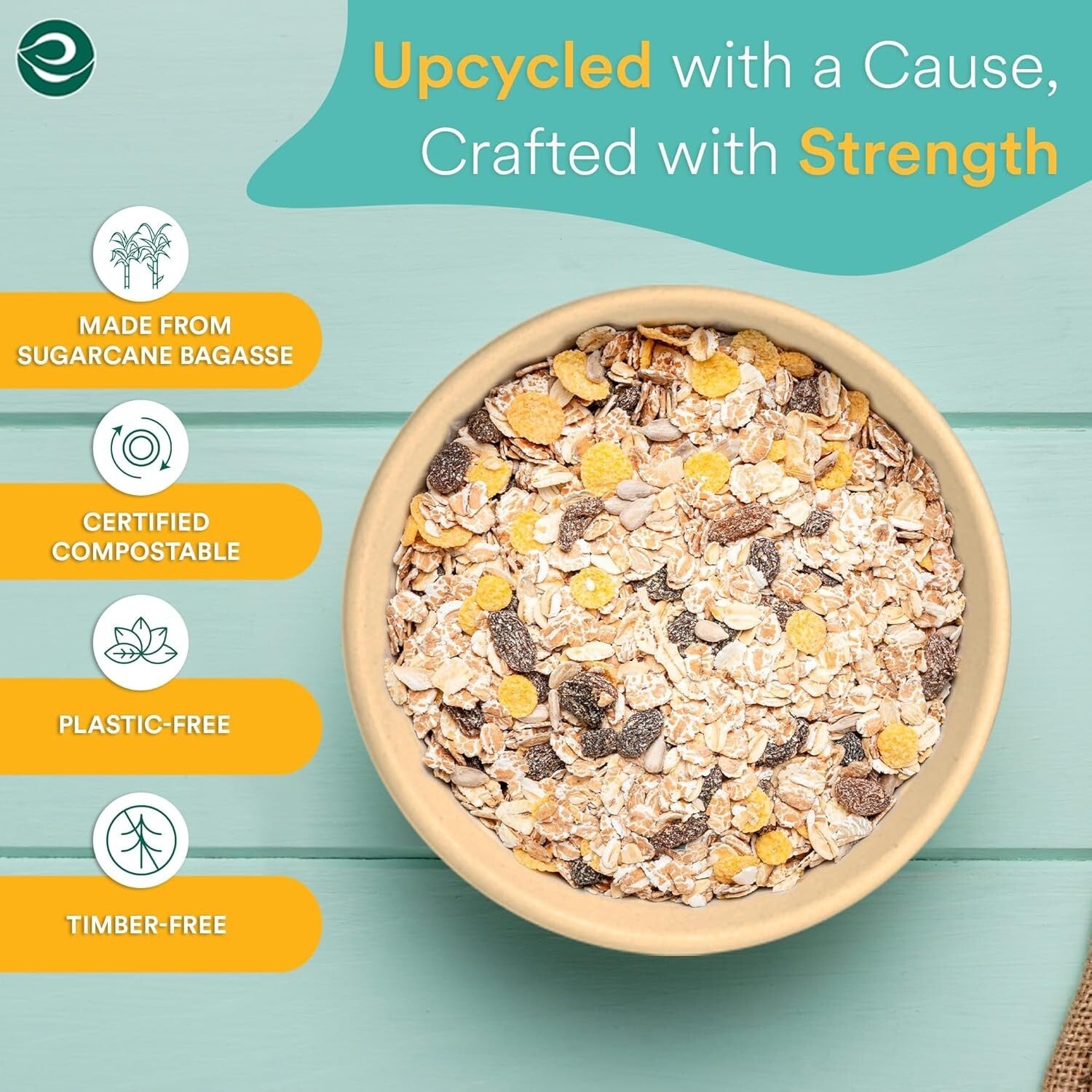 100% Compostable 24 Oz Soup Bowls - 1000 Pack Heavy-Duty Eco-Friendly Solution