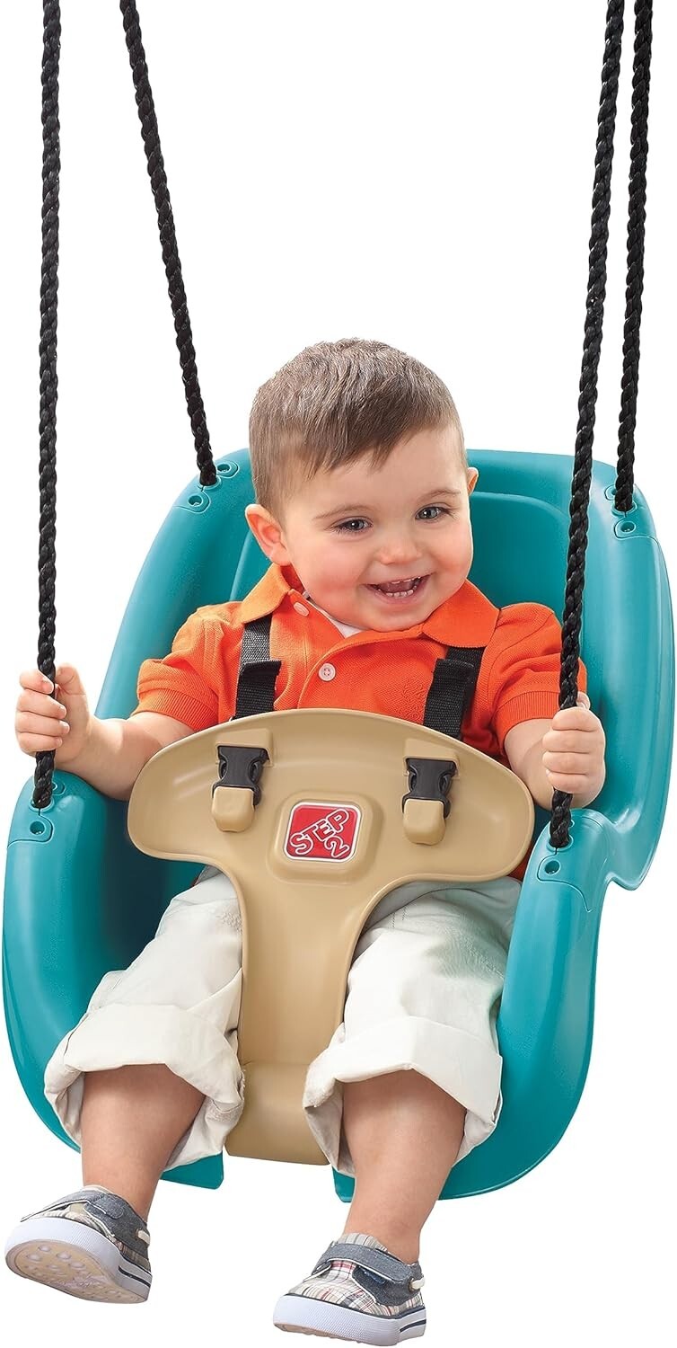 Durable Infant to Toddler Bucket Swing - Safe Outdoor Fun for Ages 9 Months+