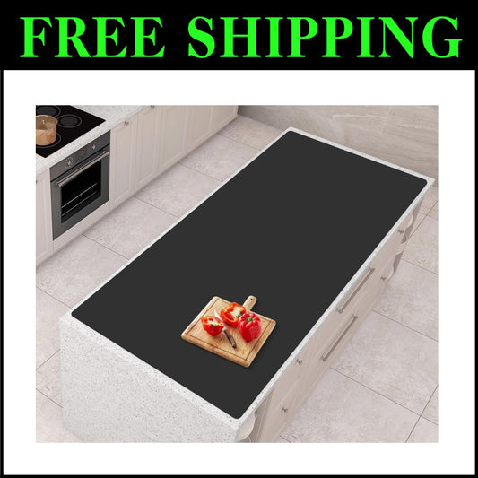 Extra Large Heat Resistant Silicone Mat 47"x23.6" for Kitchen Counter Protection
