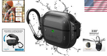 Load image into Gallery viewer, 330ft Waterproof and Shockproof Case for AirPods 3rd Generation - Stealth Black