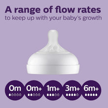 Load image into Gallery viewer, Complete Pink Baby Gift Set - Philips Natural Bottles with Flow 2 &amp; 3 Nipples