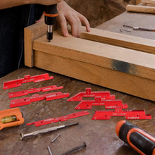 Load image into Gallery viewer, Versatile Aluminum Gauge Blocks - 7pc Set for Height, Depth &amp; Angle Measurements