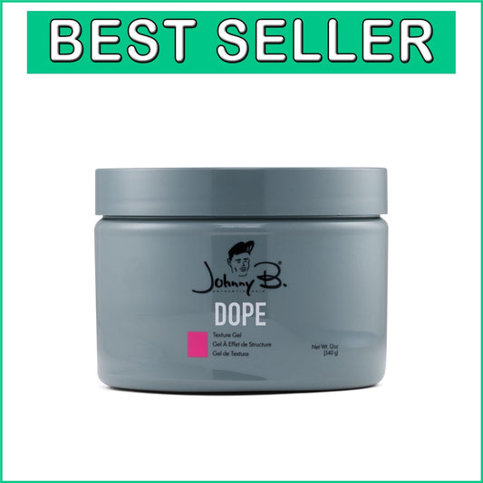 12oz Dope Texture Gel - Lightweight Finish with No Crunch for All Hair Types