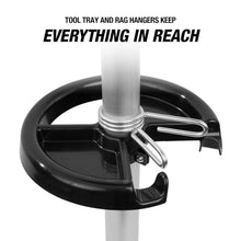 Load image into Gallery viewer, Versatile 9 Gallon Oil Catch Pan with High-Volume 17" Funnel - Easy Disposal