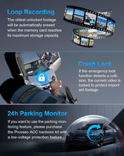Load image into Gallery viewer, FHD 1080p 4-Channel Dash Camera with Built-in GPS &amp; Wi-Fi for Seamless Recording