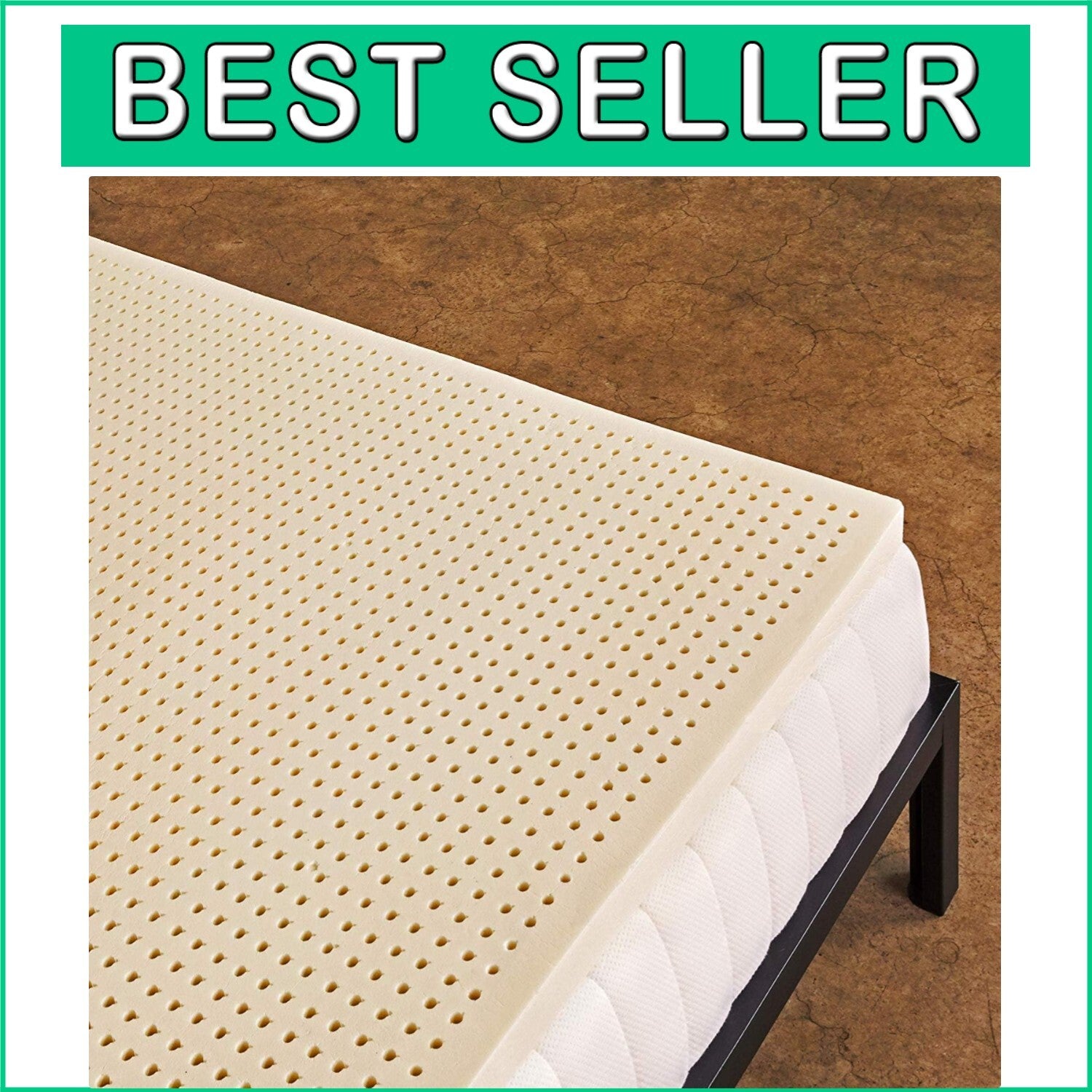 1 Inch Soft Natural Latex Topper for Full Size Mattress - Eco-Friendly Comfort