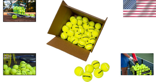 75 Tennis Balls - Lightweight Pressureless Balls for Training, Practice, & Pets