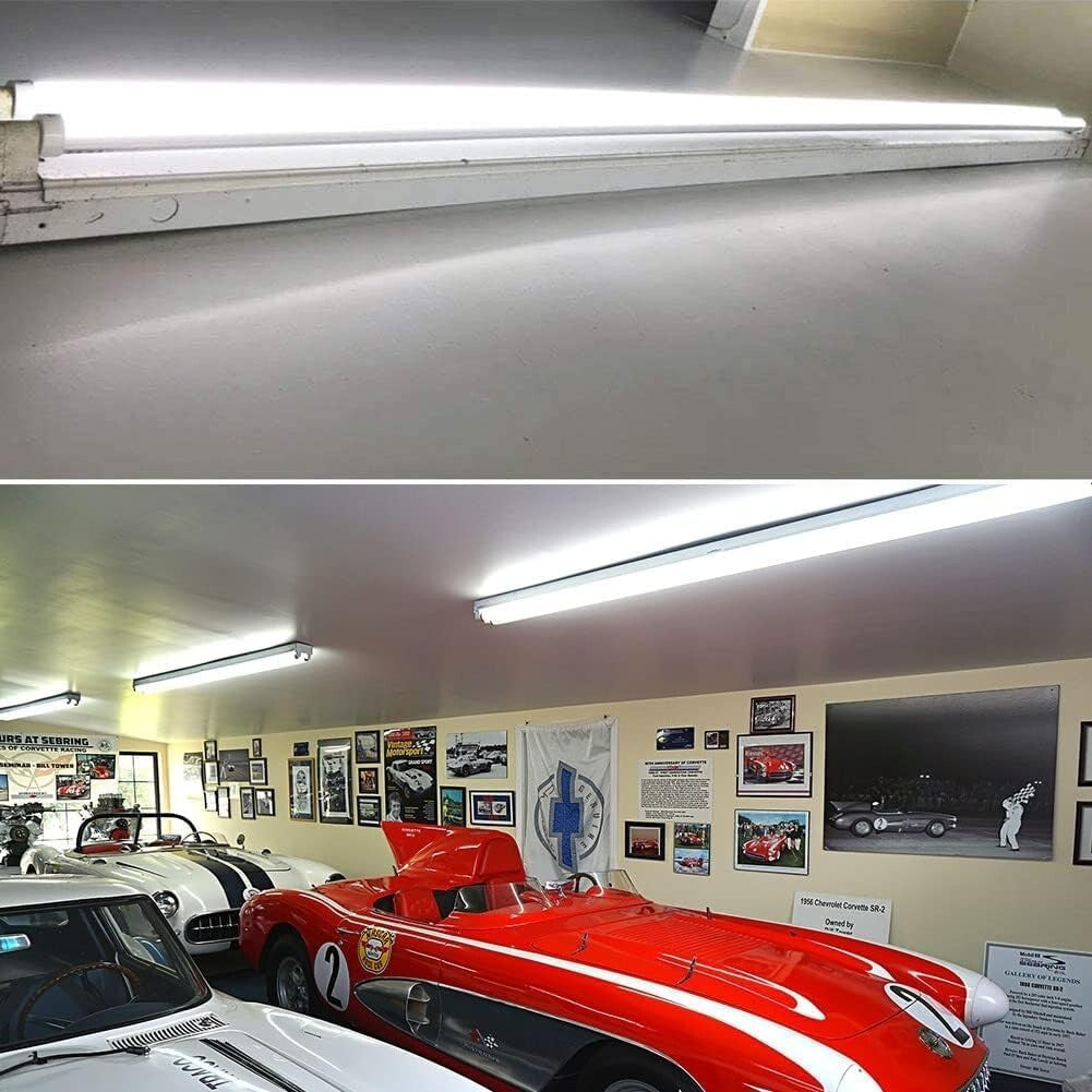 CNSUNWAY 8FT LED Tube Lights - High Brightness, Low Power Consumption, 5400LM