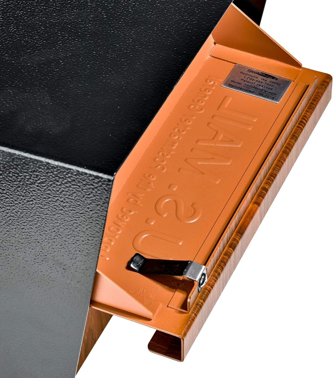 Elegant Locking Mailbox with Concealed Outgoing Clip & Vandal-Resistant Features