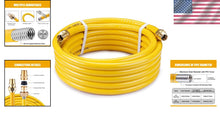 Load image into Gallery viewer, Durable 3/4 Inch CSST Gas Pipe Kit - UV-Resistant with Brass Adapter Fittings