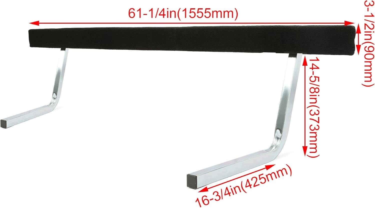 Galvanized Steel Bunk Board Guide Rails for Easy Boat Loading - 2 Foot Kit