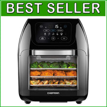 Load image into Gallery viewer, Advanced Touch Control Digital Air Fryer &amp; Dehydrator - Crispy &amp; Healthy Meals