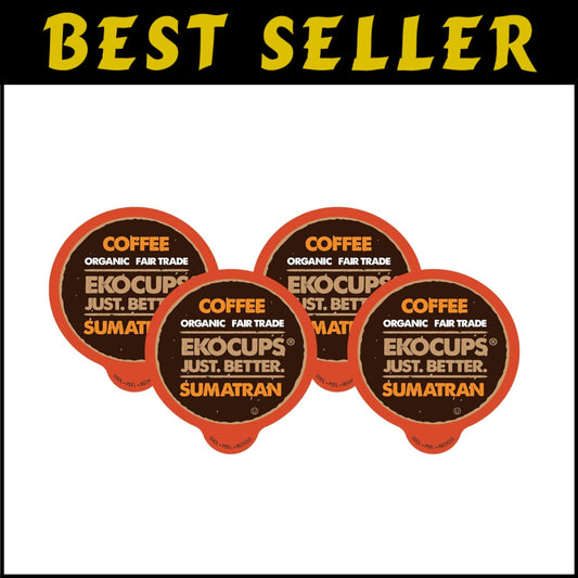 Bold Artisan Roasted Fair Trade Sumatran Coffee Pods - Guilt-Free Indulgence