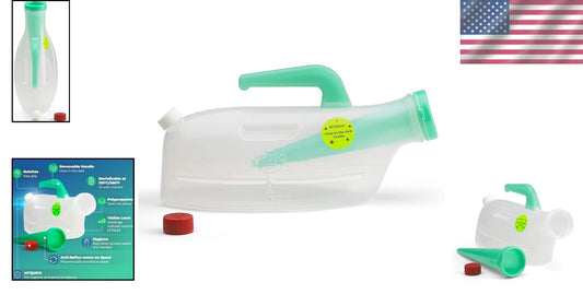 BPA-Free Spill-Proof Male Urinal for Easy Use & Maintenance - Comfort Guaranteed