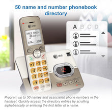 Load image into Gallery viewer, Cordless Phone with Caller ID &amp; Power-Saving Features – Light Champagne Finish