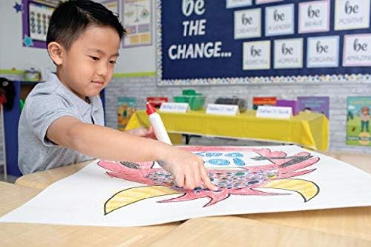 Recyclable Economy Poster Board, 22" x 28" - Perfect for Signs & Presentations