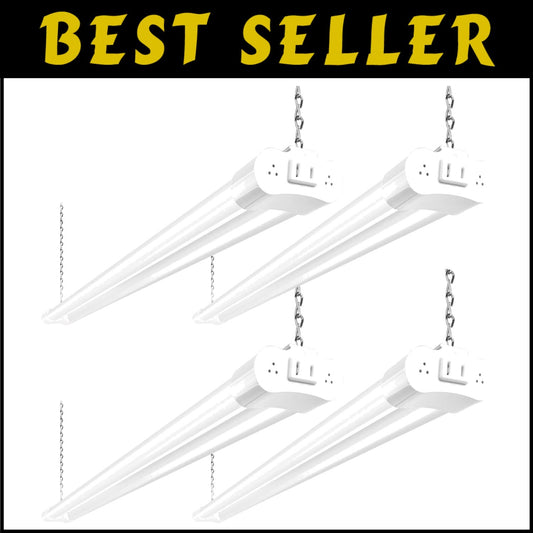 Energy Efficient 4FT Linkable LED Lights - 42W, ETL Certified Utility Solution