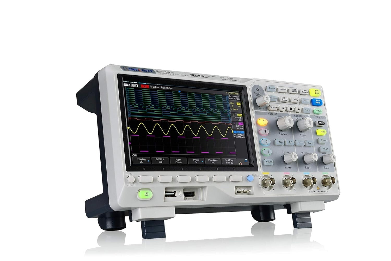 High-Fidelity 100MHz Digital Oscilloscope with 4 Channels & Advanced Triggering