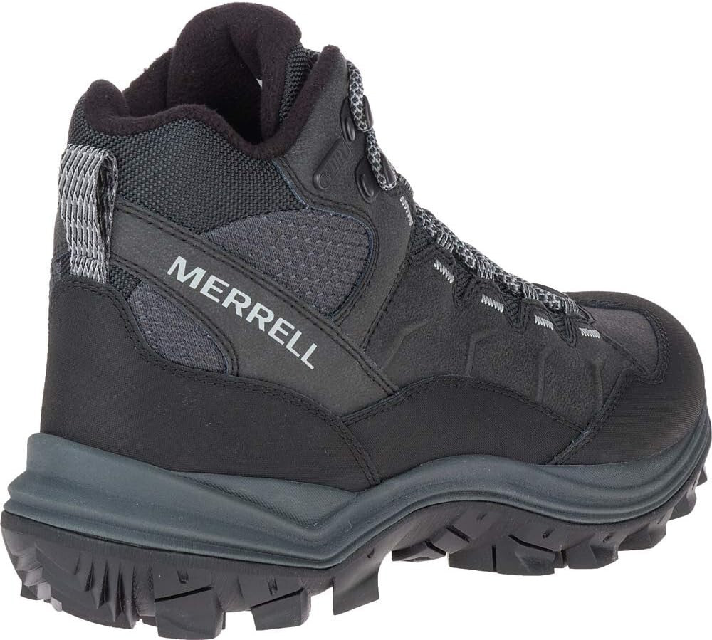 Women's Waterproof Thermo Chill Mid Snow Boots - Size 11 Wide, Black Elegance