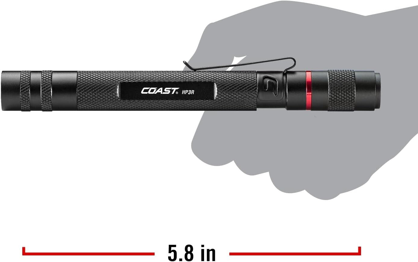 Versatile 500 Lumen Rechargeable Twist Focus Penlight - Ideal for Professionals