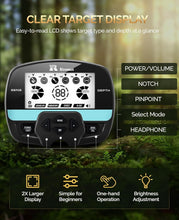 Load image into Gallery viewer, Lightweight &amp; Adjustable Metal Detector with 5 Modes for Easy Treasure Hunting