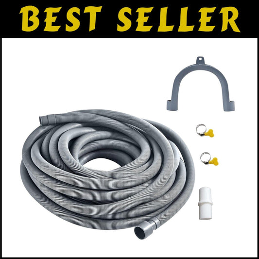 49ft Corrugated Drain Hose Extension for Washing Machines - Easy Installation