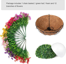 Load image into Gallery viewer, Vibrant Artificial Silk Daisy Flower Basket - Perfect for Indoor &amp; Outdoor Decor