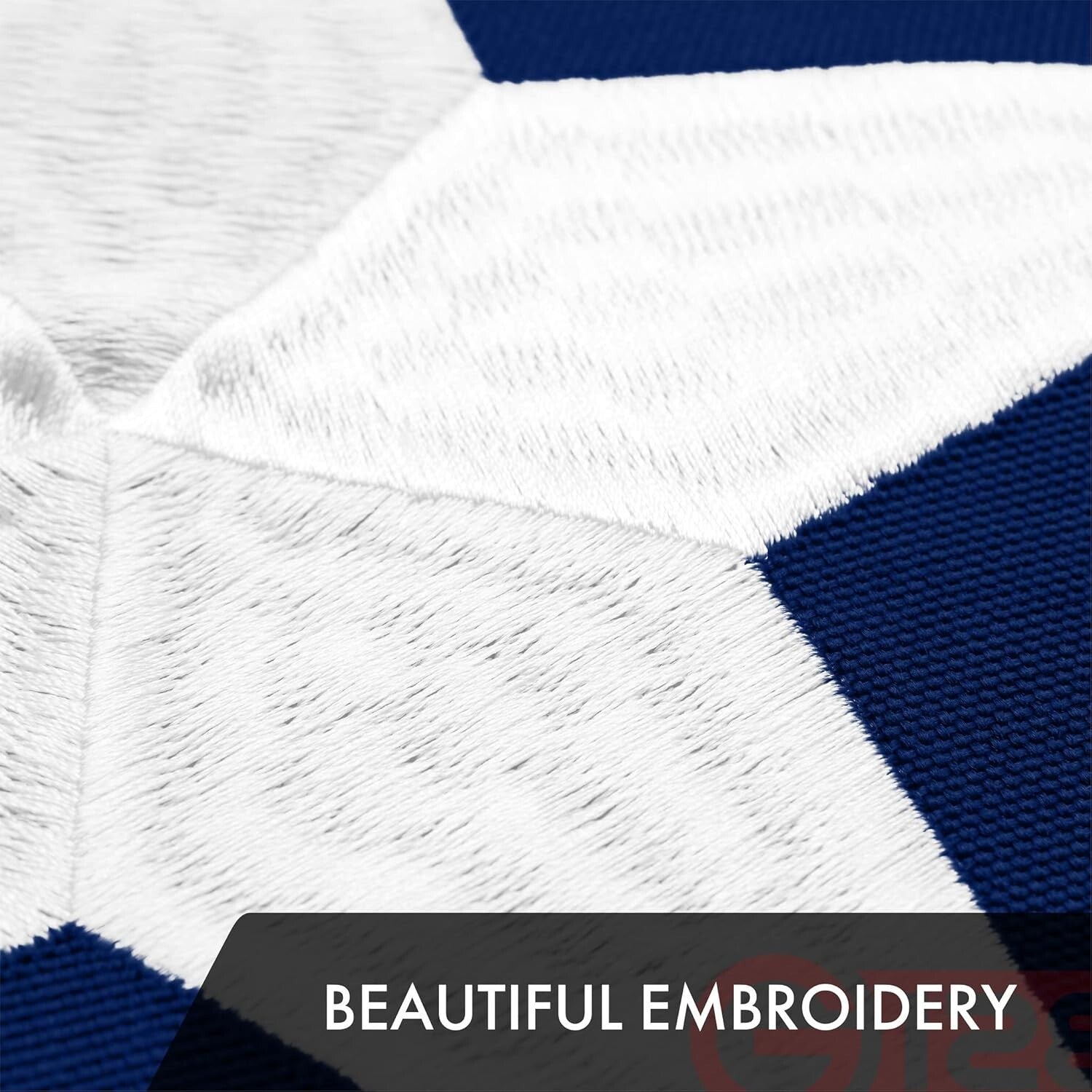 Durable 600D Polyester American Flag - Vibrant Colors & Embroidered Stars